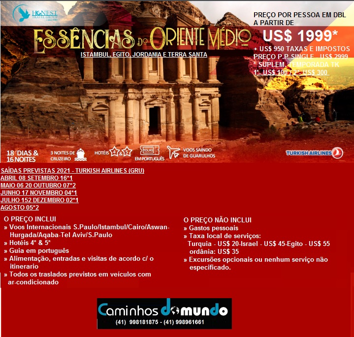 ESSENCIAS DO ORIENTE MEDIO